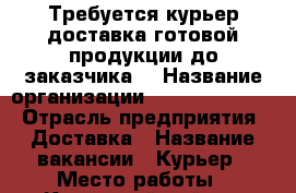 Требуется курьер,доставка готовой продукции до заказчика. › Название организации ­ Liberti-Group › Отрасль предприятия ­ Доставка › Название вакансии ­ Курьер › Место работы ­ Кировский район › Подчинение ­ Руководитель › Минимальный оклад ­ 800-2000 › Возраст от ­ 17 › Возраст до ­ 35 - Саратовская обл., Саратов г. Работа » Вакансии   